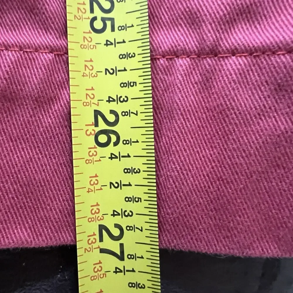 Polo Ralph Lauren Pants Mens 34‎ Red Chino Flat Front 34x27 Classic Chino